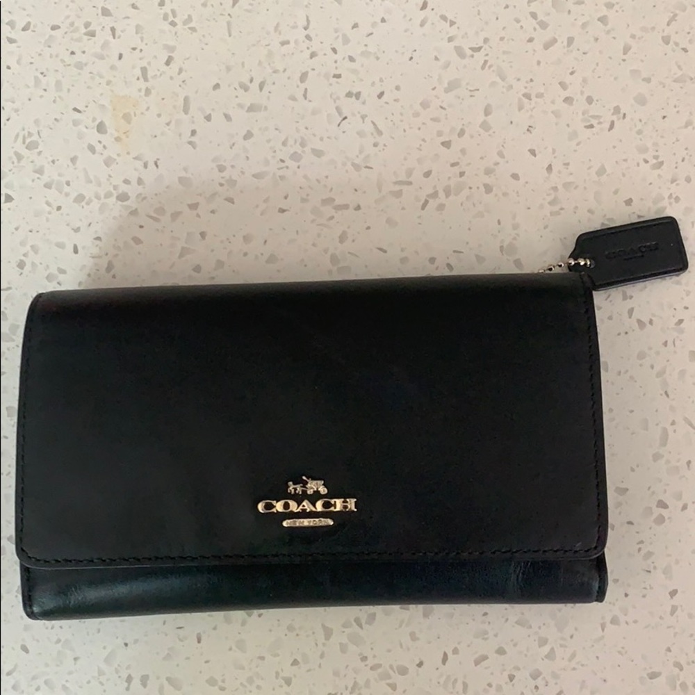 Black coach wallet